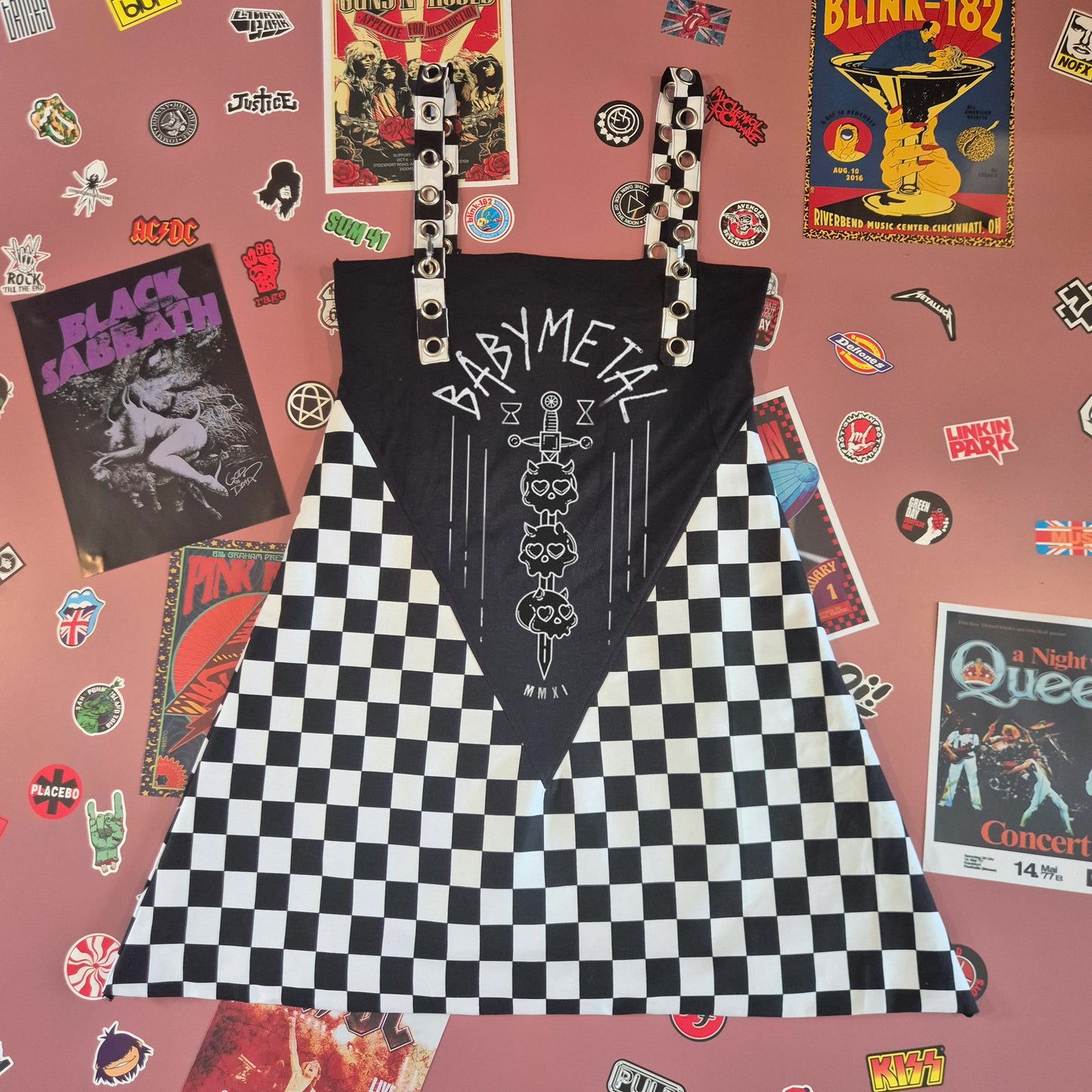 Baby Metal Checkerboard Dress