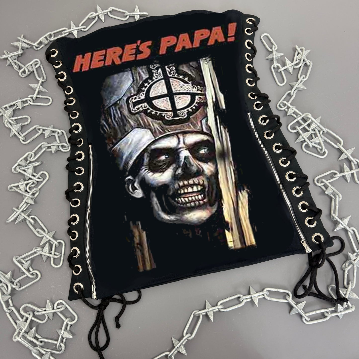 Ghost Here's Papa Lace Up Dress