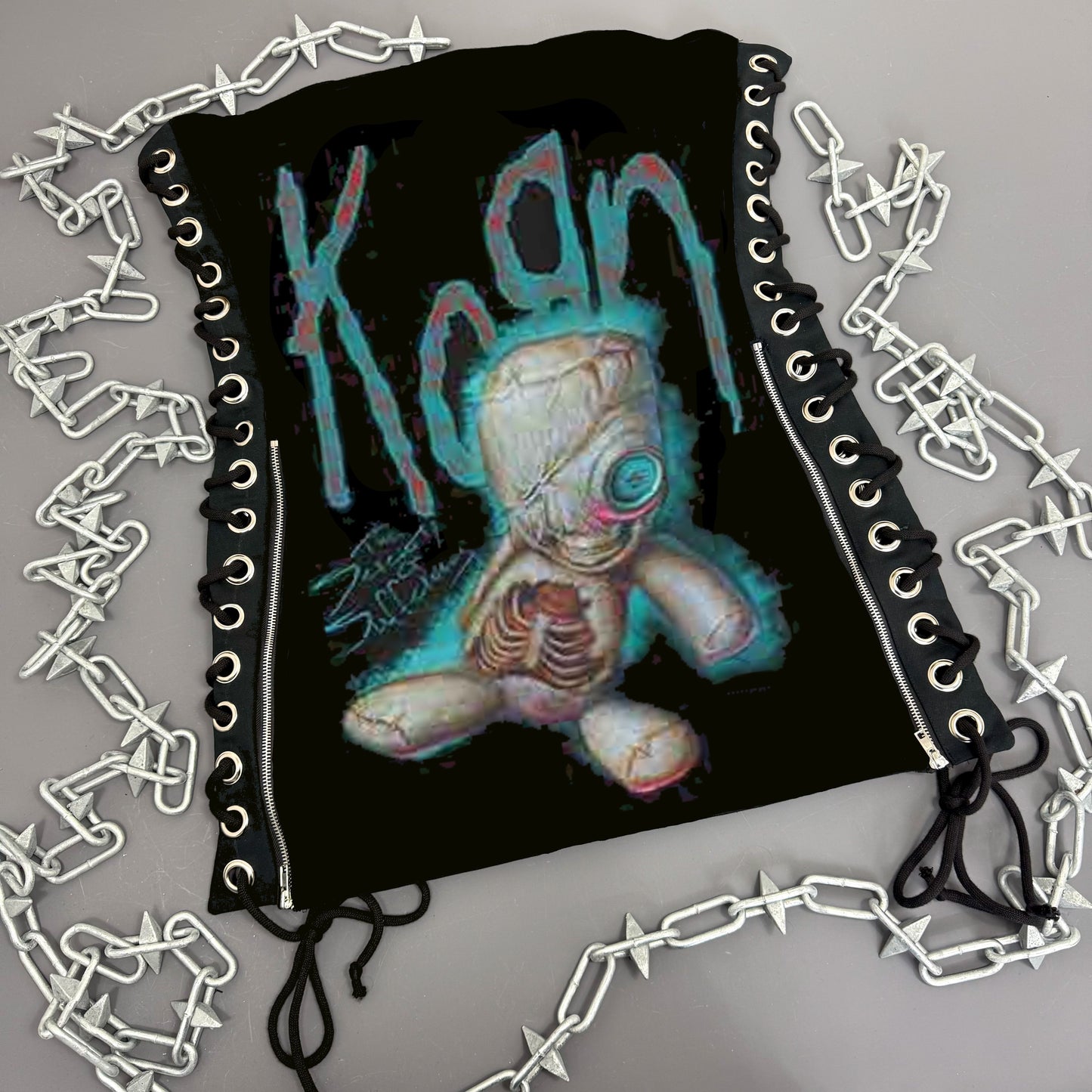 Korn Lace Up Dress