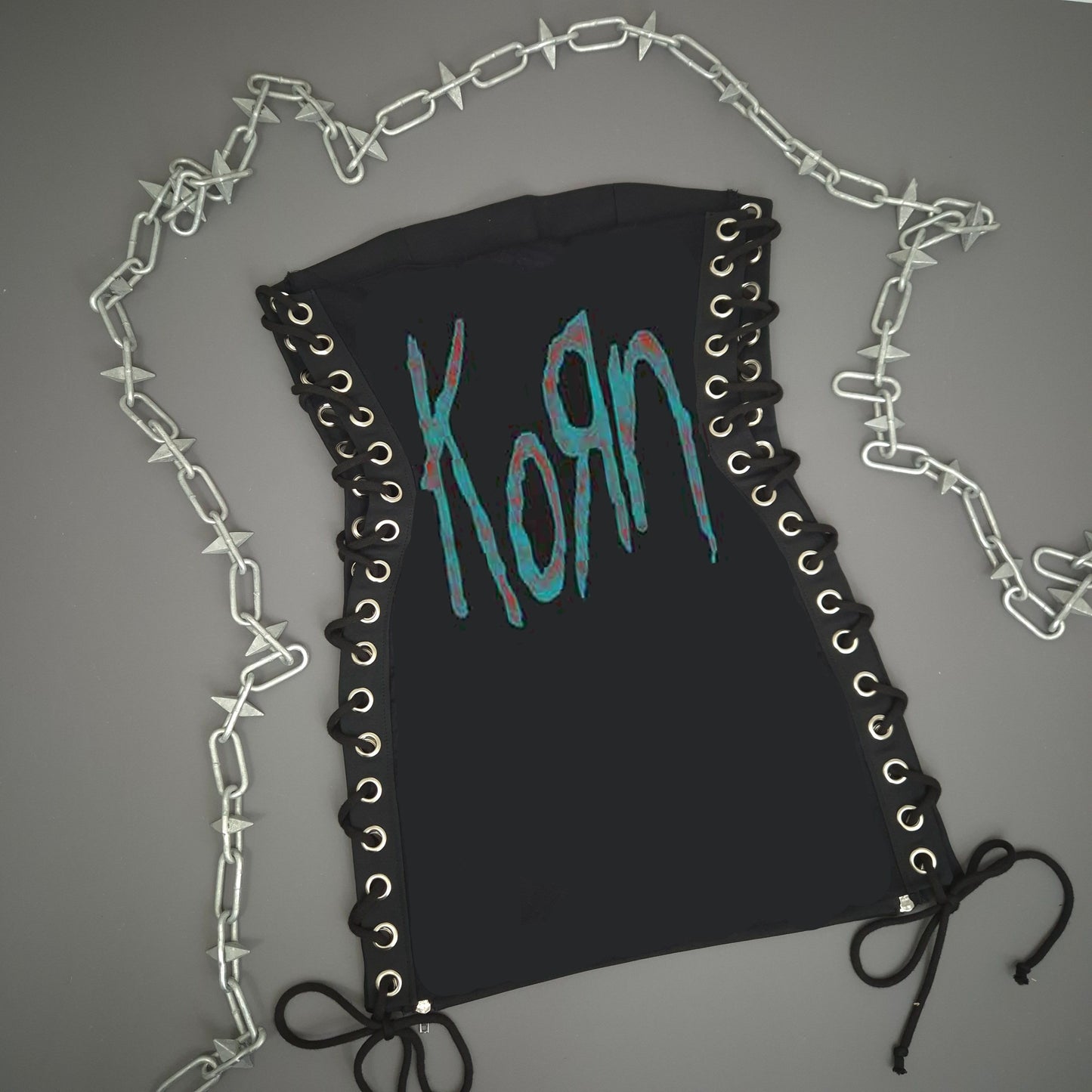 Korn Lace Up Dress