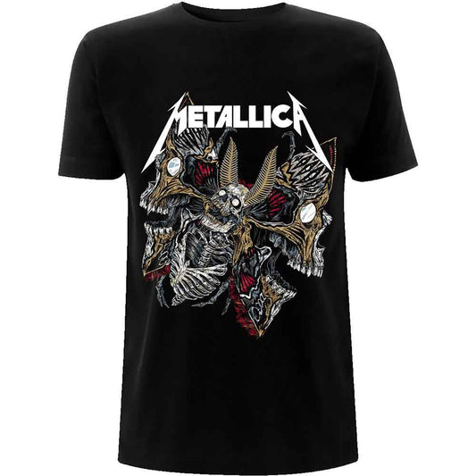 Metallica Skull Moth Lace Up Skirt