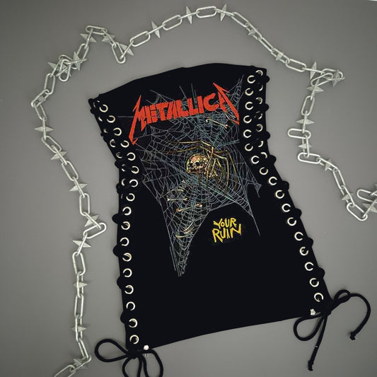 Metallica Ruin Lace Up Dress