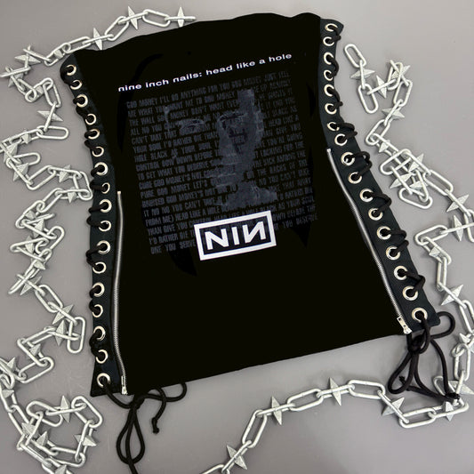 Nine Inch Nails Lace Up Dress