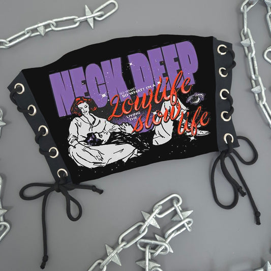 Neck Deep Lace Up Top