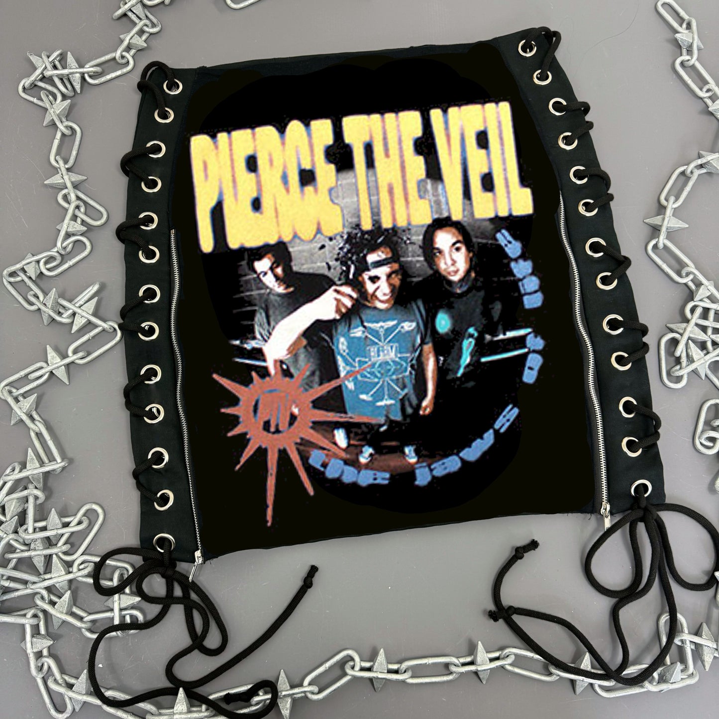 Pierce The Veil Lace Up Skirt