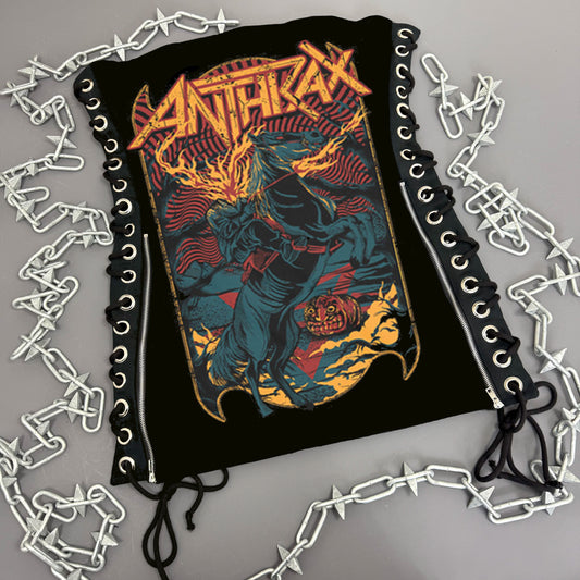 Anthrax Headless Horseman Lace Up Dress