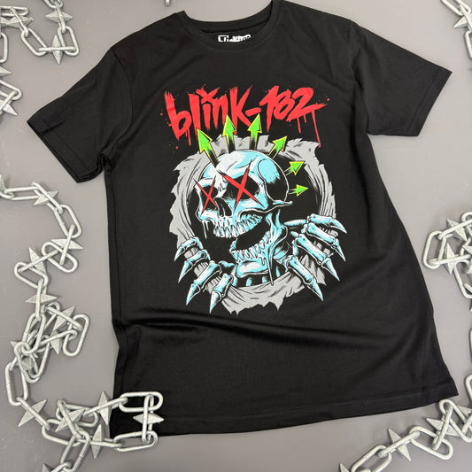 Blink 182 Six Arrow Skull T-Shirt