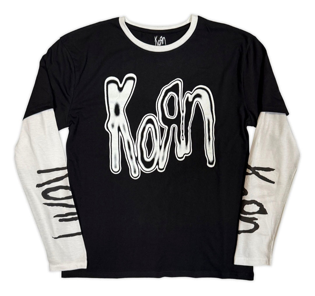 Korn Layered Long Sleeve T-Shirt