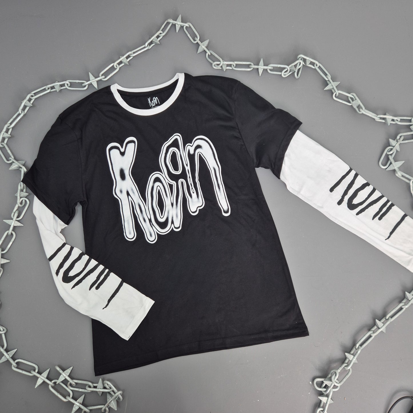 Korn Layered Long Sleeve T-Shirt