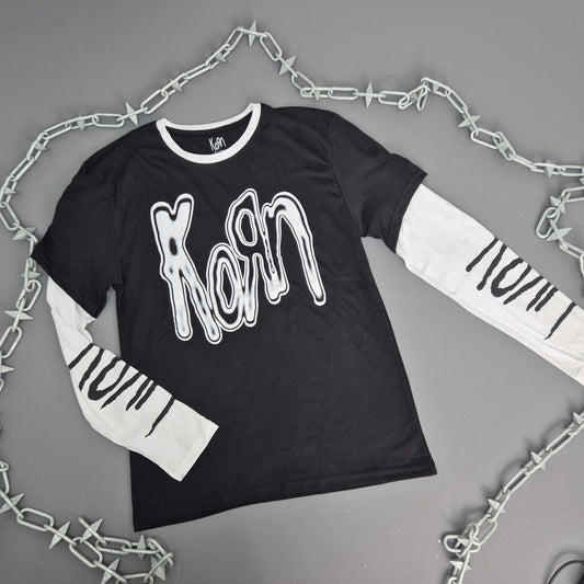 Korn Layered Long Sleeve T-Shirt