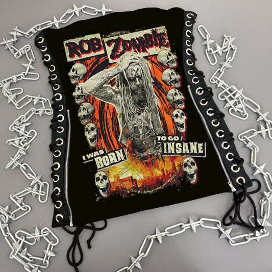 Rob Zombie Born To Go Insane Lace Up Dress